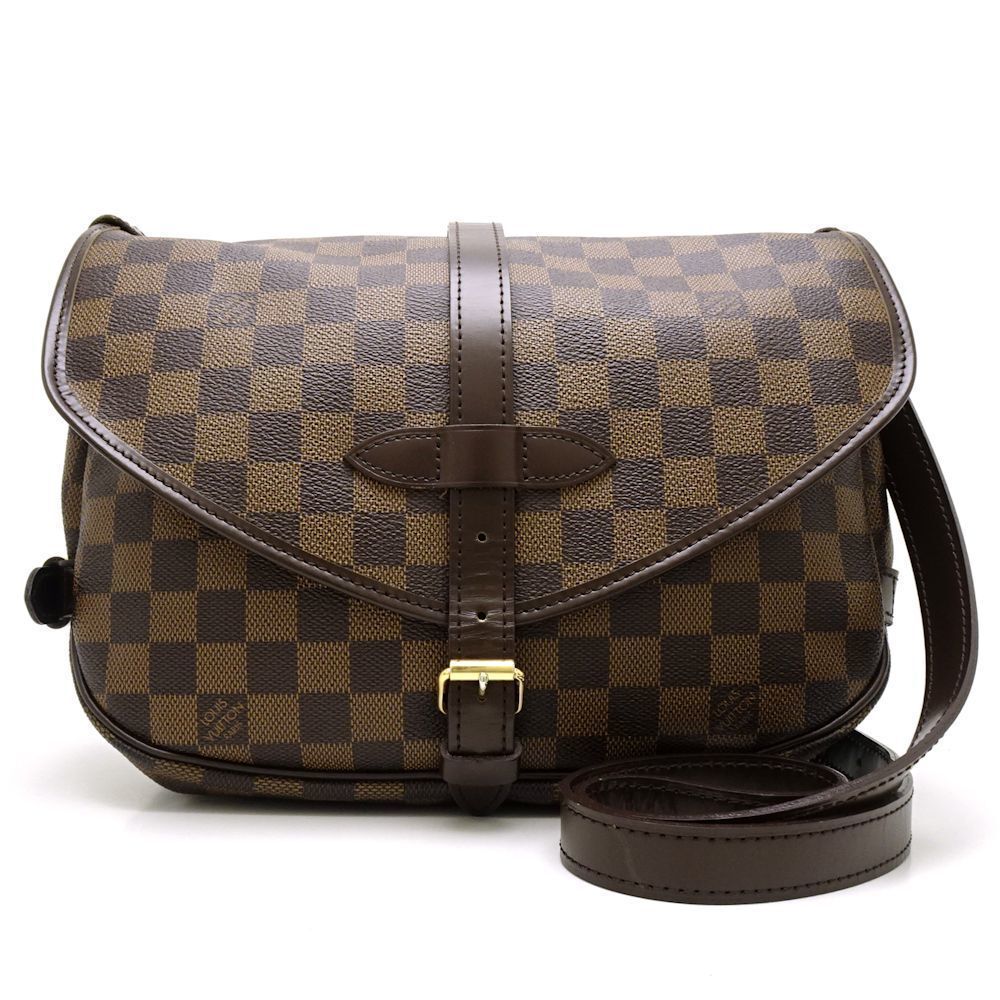 Louis Vuitton Damier Saumur 30 Ebene Diagonal Brown